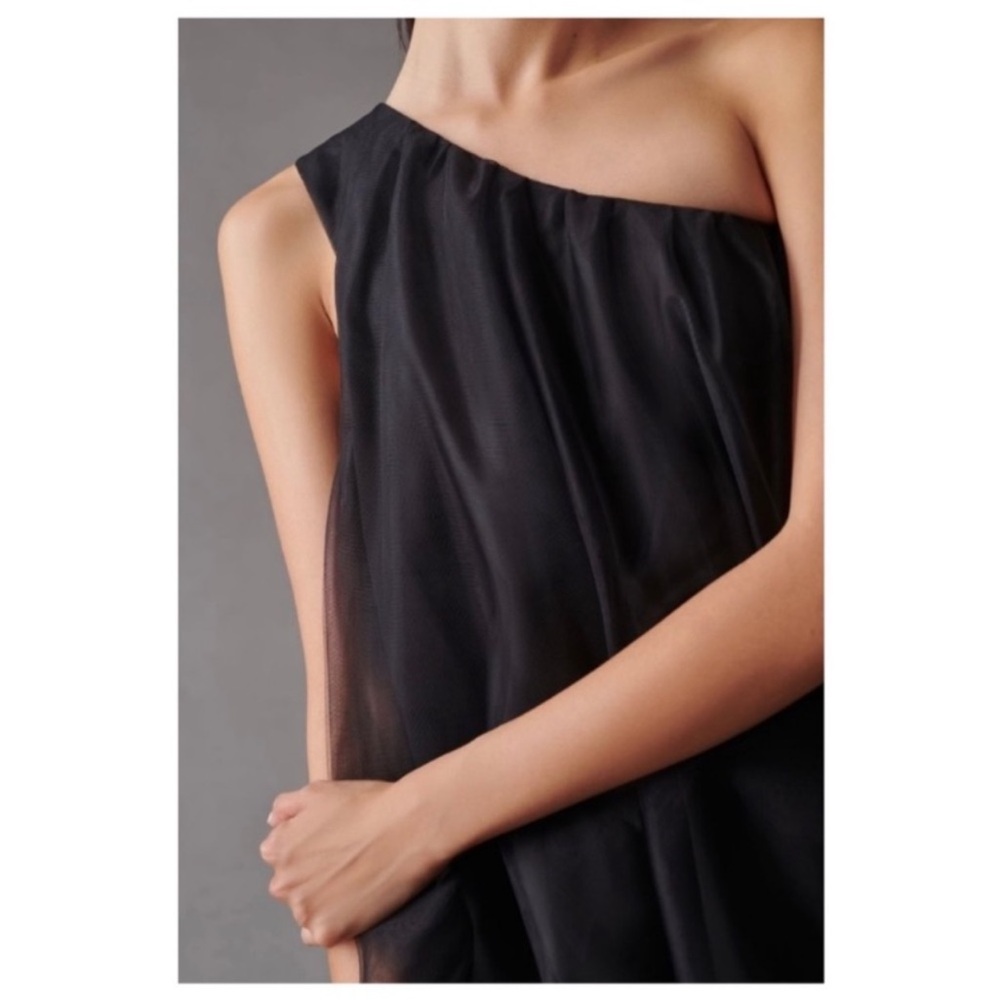 Anthropologie black bubble dress